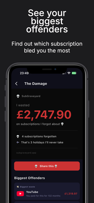 SubGraveyard screenshot 4
